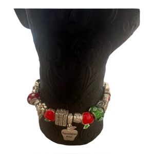 Willabee & Ward - September Sass Red & Green Charm Bracelet — Women’s Jewelry